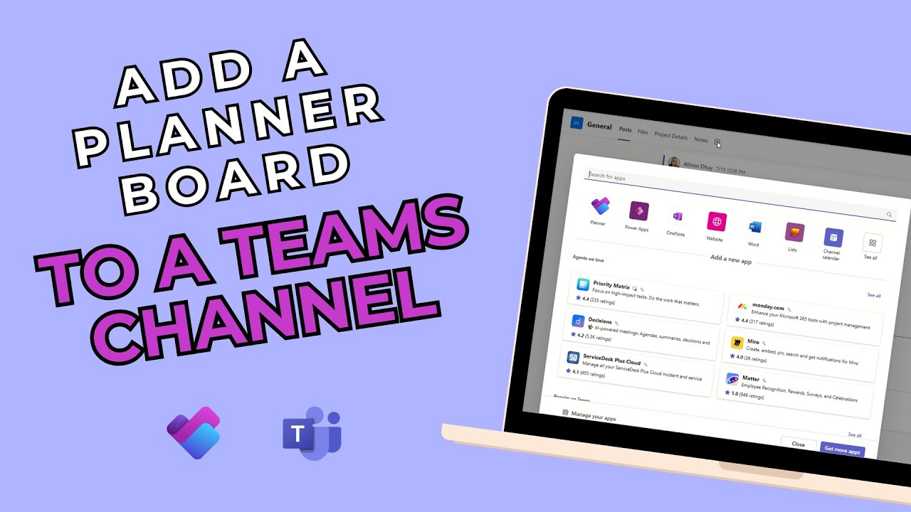 Easily Add a Task Plan to Your Teams Channel