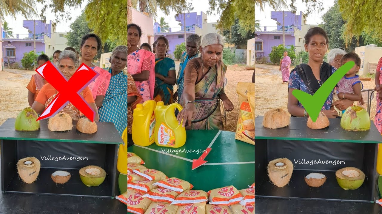 Match the coconut family and win lucky spin!! || Village Avengers