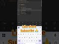 ApnaCoder420 #apnacoder420 #coding #shorts #subscribe