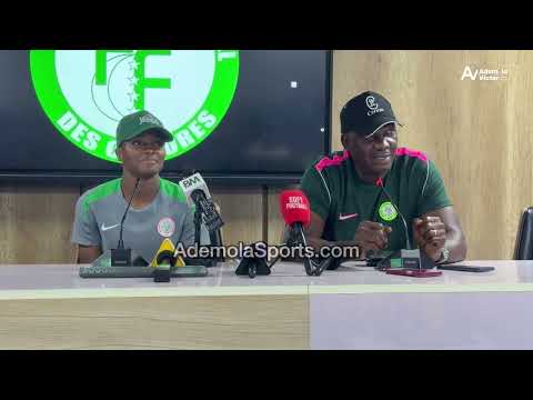 Comoros vs Nigeria 🇳🇬 | Coach Eguavoen & Rasheedat Ajibade Pre-Match Press Conference
