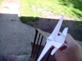 Flight of the F-15 paper airplane
