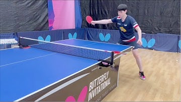 Butterfly Training Tips with Yu Di - Backhand Loop Training