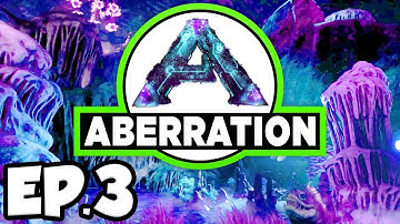 ARK: Aberration Ep.3 - TAMING A PACK OF UTAHRAPTOR DINOSAURS!!! (Modded Dinosaurs Gameplay)