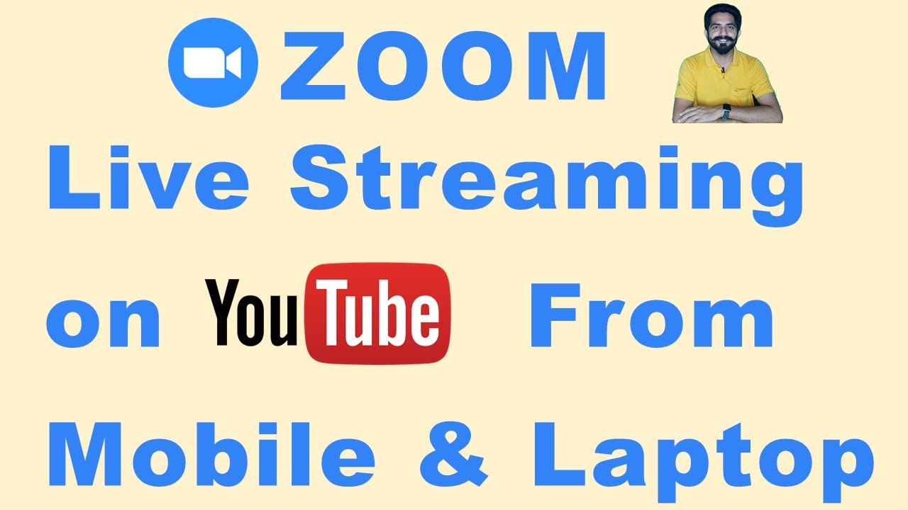 How to Live Stream Zoom Meeting and Webinar on YouTube From Mobile and Laptop