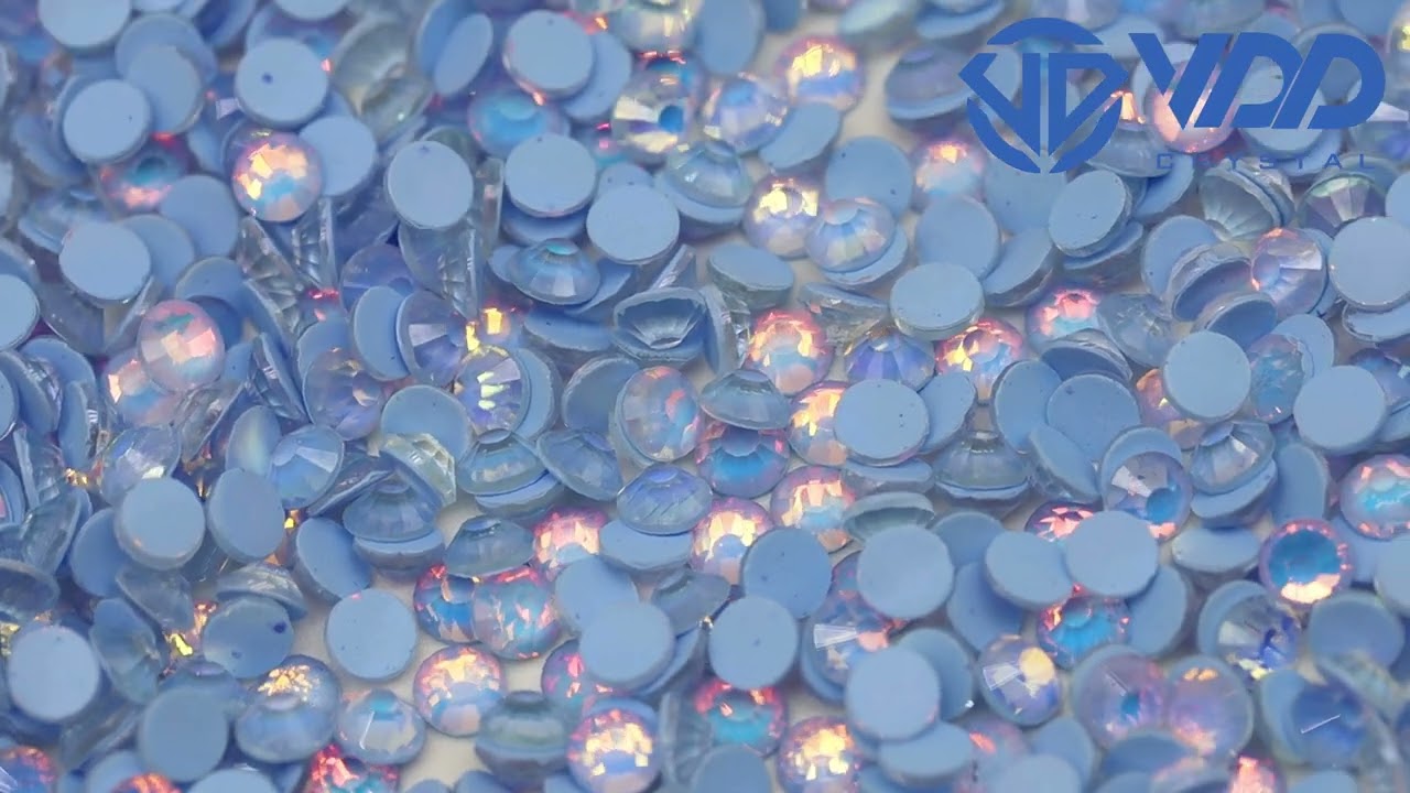 VDD SS6-SS30 405 Blue-Nebula Glass Rhinestone Crystal Flatback Strass Stone For Nail Art Accessories