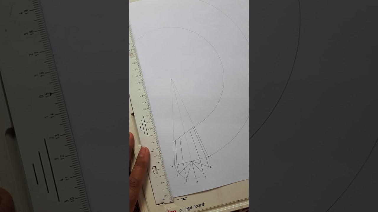 السؤال الثالث (انفراد)مصغره دائريه المقطع مائله من احدى نهايتيها/الفصل الرابع/ المهندس حسين جودة