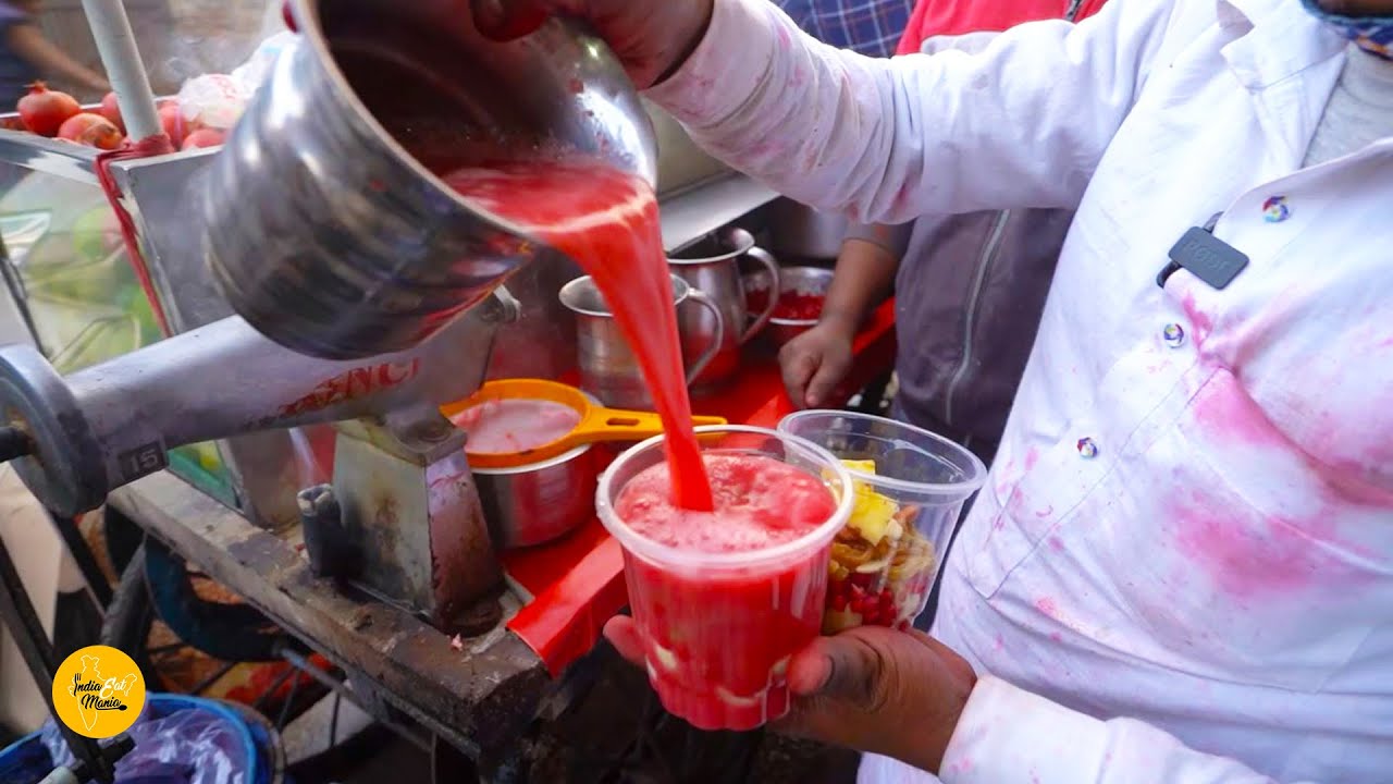 Most Famous Khane Wala Juice of Amritsar Rs. 50/- Only l पिने के साथ खाया भी जाता है l Indian Food | INDIA EAT MANIA