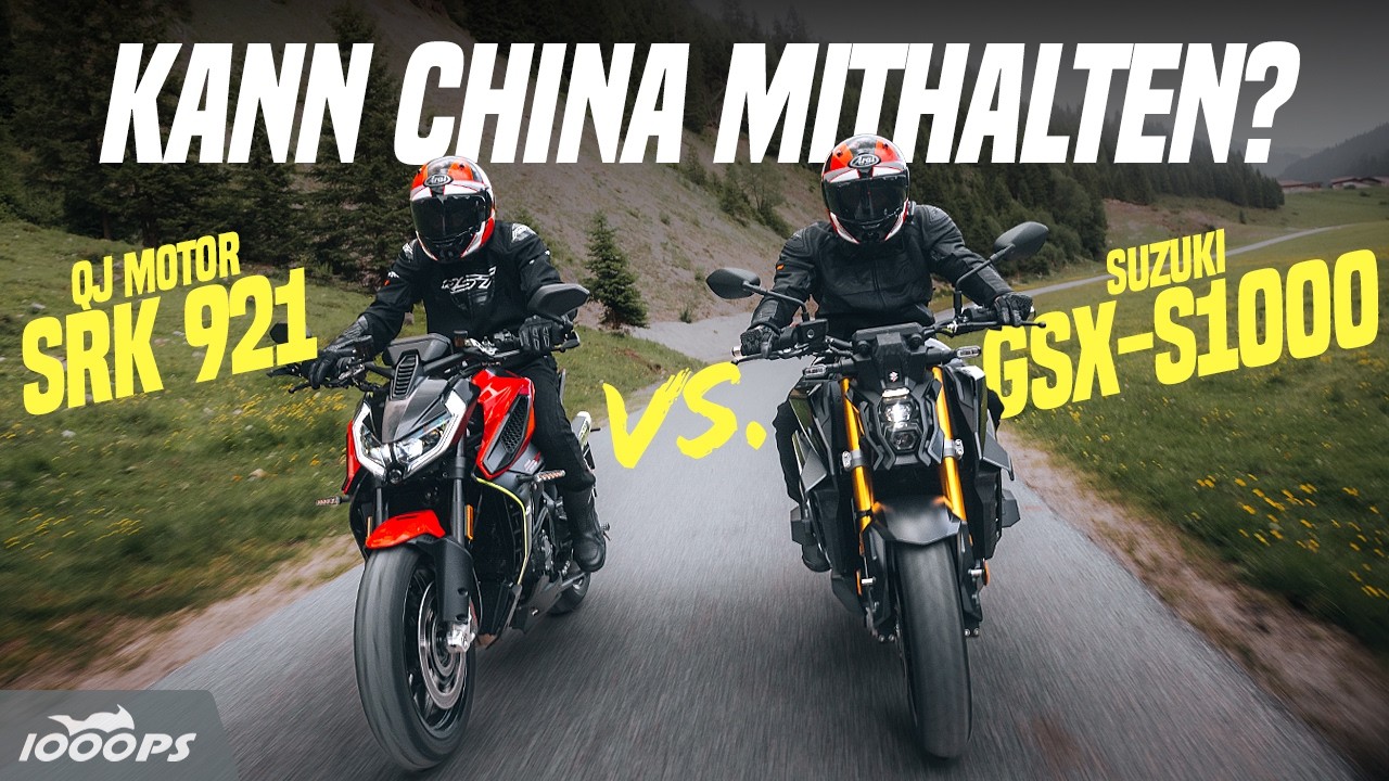 China gegen Japan: QJMotor SRK 921 im Test gegen die Suzuki GSX-S1000