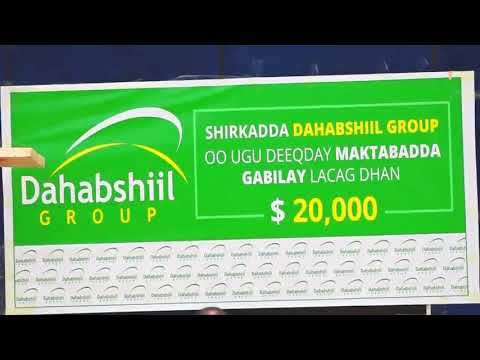 Shirkadda Dahabshiil Group Oo Ugu  Deeqday Dhisamaha Maktabadda  Qaranka Ee Gabiley Lacag  Dhan 20,0