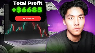 How I Made $6685 In 8 Minutes Day Trading Options (Live Trading)