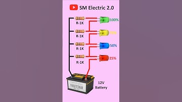 Battery Level Indicator Circuit Diy Project #shorts #short #diyprojects