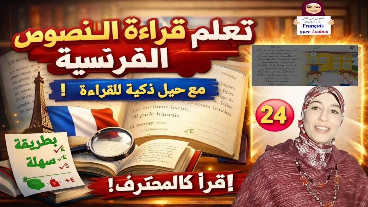 24 تعلم الفرنسية من الصفر 