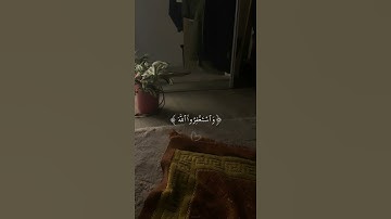 { وَٱسۡتَغۡفِرُوا۟ ٱللَّهَۖ } سورة المزمل #يارب #الرحمن #قرآن #yt #اكسبلور #لايك