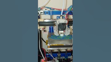 DIY 3D PRINTER MINI COREXY TEST PRINTING. CLOSE UP