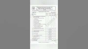 OCM  Paper Pattern for HSC 2023 | #hsc2023 #hsccommerce