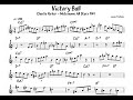 Victory Ball Charlie Parker Eb Alto Saxophone Transcription 