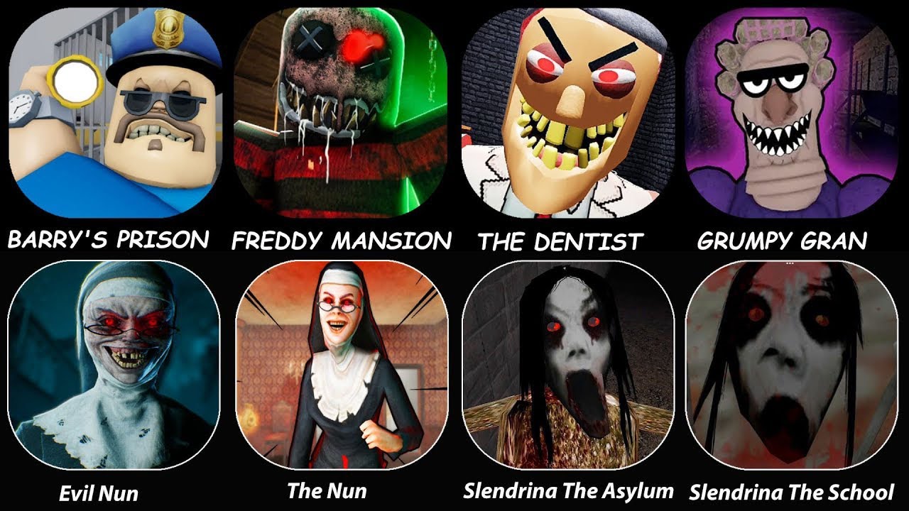 🚨BARRY'S PRISON RUN,Granny Body,Grumpy Gran,Mr Yumy's,Papa Pizza's, GREAT SCHOOL (First Person Obby)