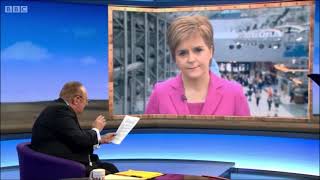 Andrew Neil exposes SNP&#39;s Nicola Sturgeon’s economic plan in a car crash interview.