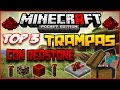 Minecraft PE 0.13.0 | Top 3 Trampas Con Redstone | Minecraft Pocket Edition 0.13.0 - 0.14.0