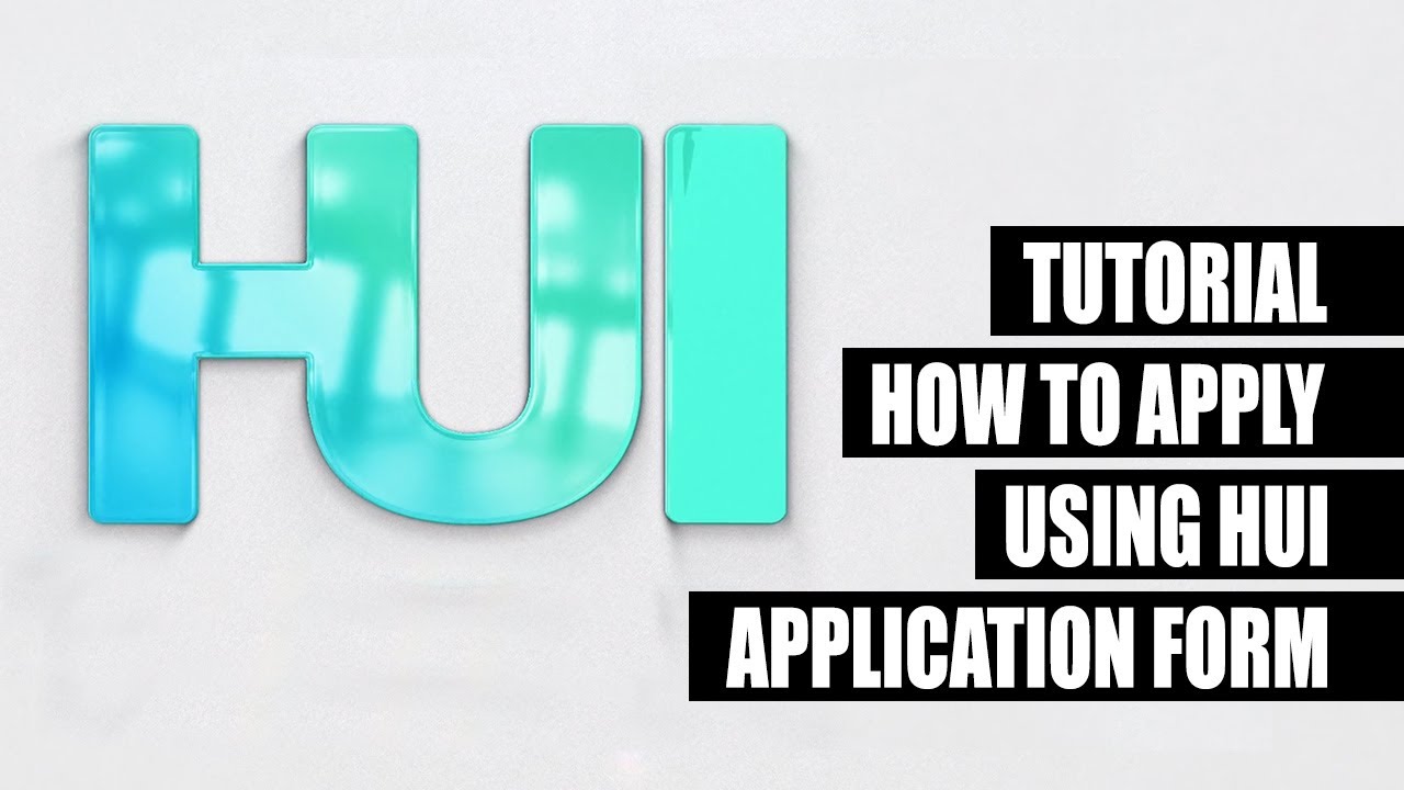 How to apply in a new Archipelago on HUI - YouTube