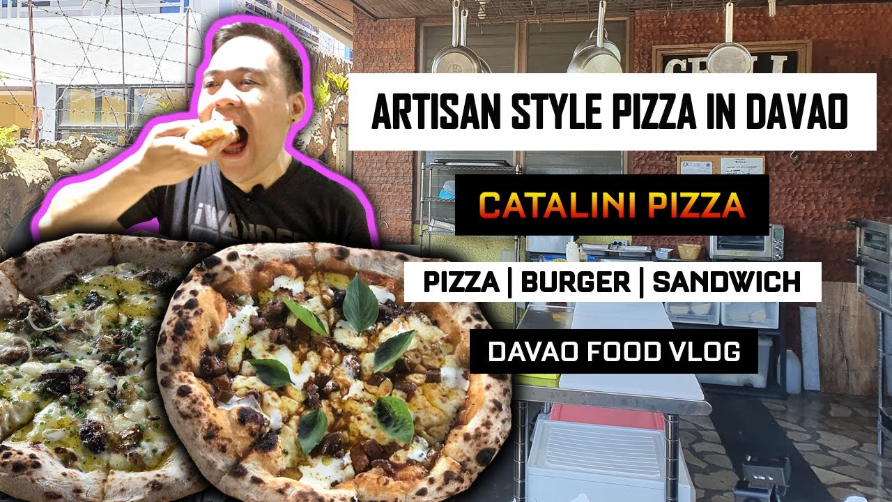 Artisan Style Pizza | Catalini Davao Pizza | Crispy Chicken Sandwich | Davao Food Vlog