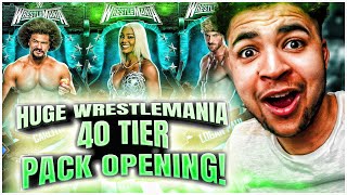 HUGE WRESTLEMANIA 40 TIER PACK OPENING IN WWE SUPERCARD!