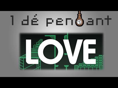 LOVE - 1 dé pendant
