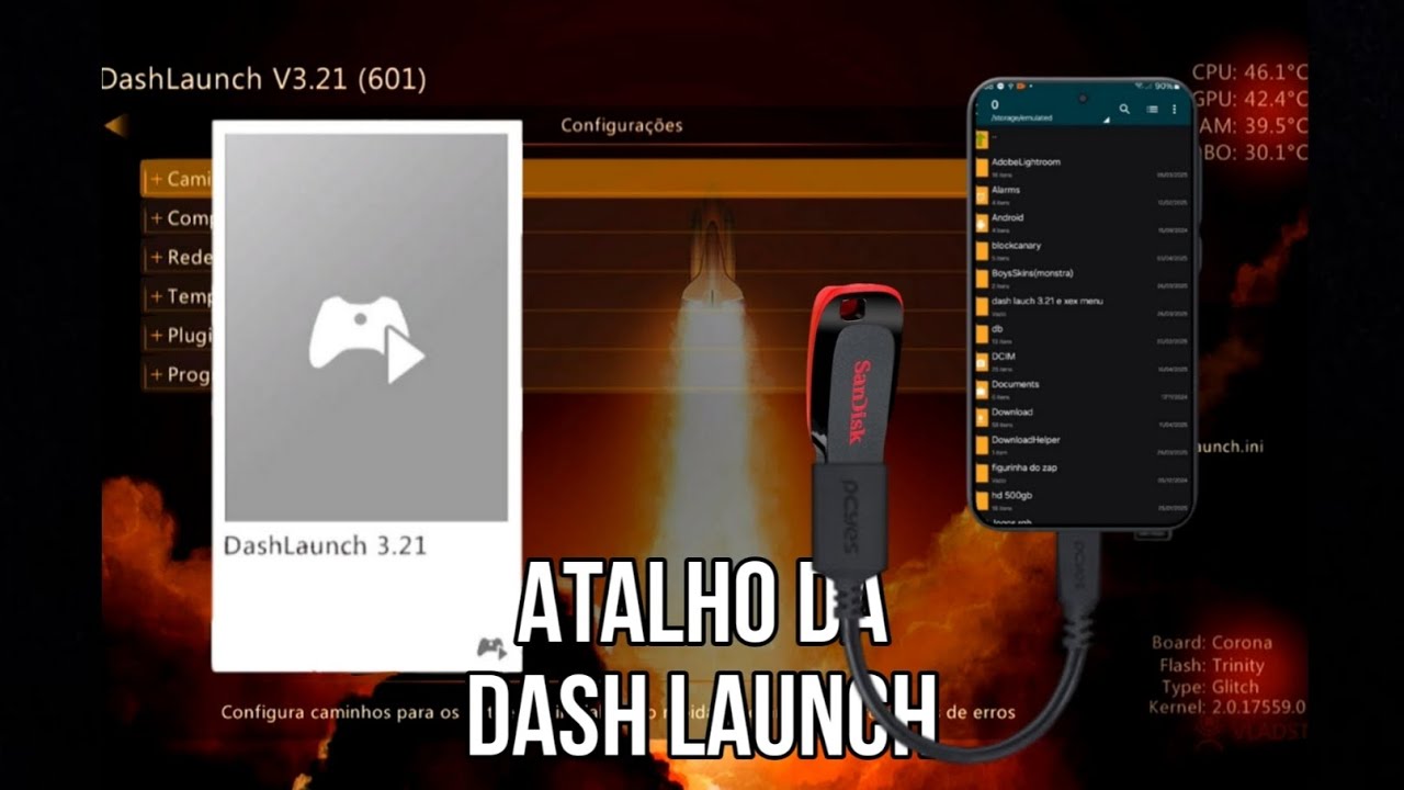 Como Colocar Atalho Para Entrar na Dash Launch 3.21 No Xbox Rgh (Pelo ...