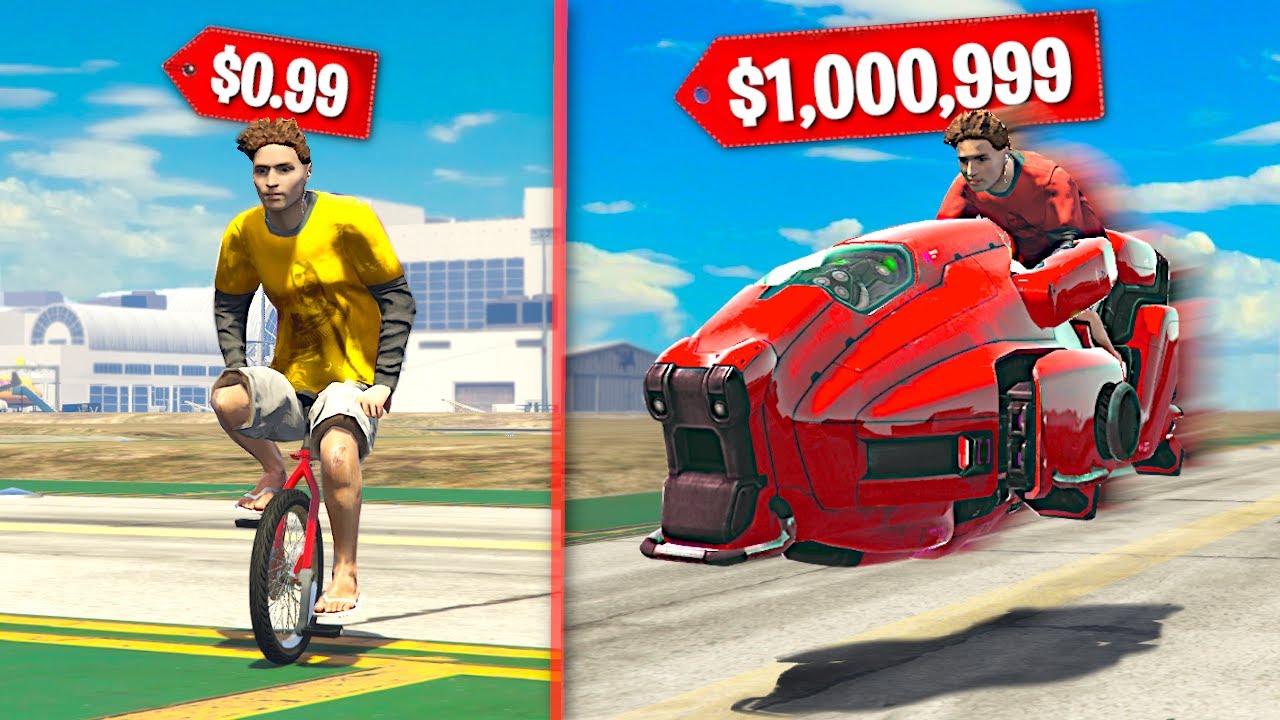 ⁣$1 Bike VS $1,000,000 Bike In Realistic Game!
