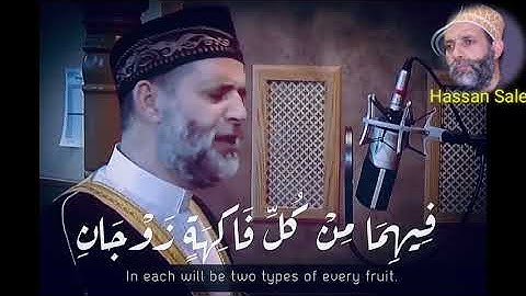 فيهما عينان تجريان  تلاوة تزلزل القلوب