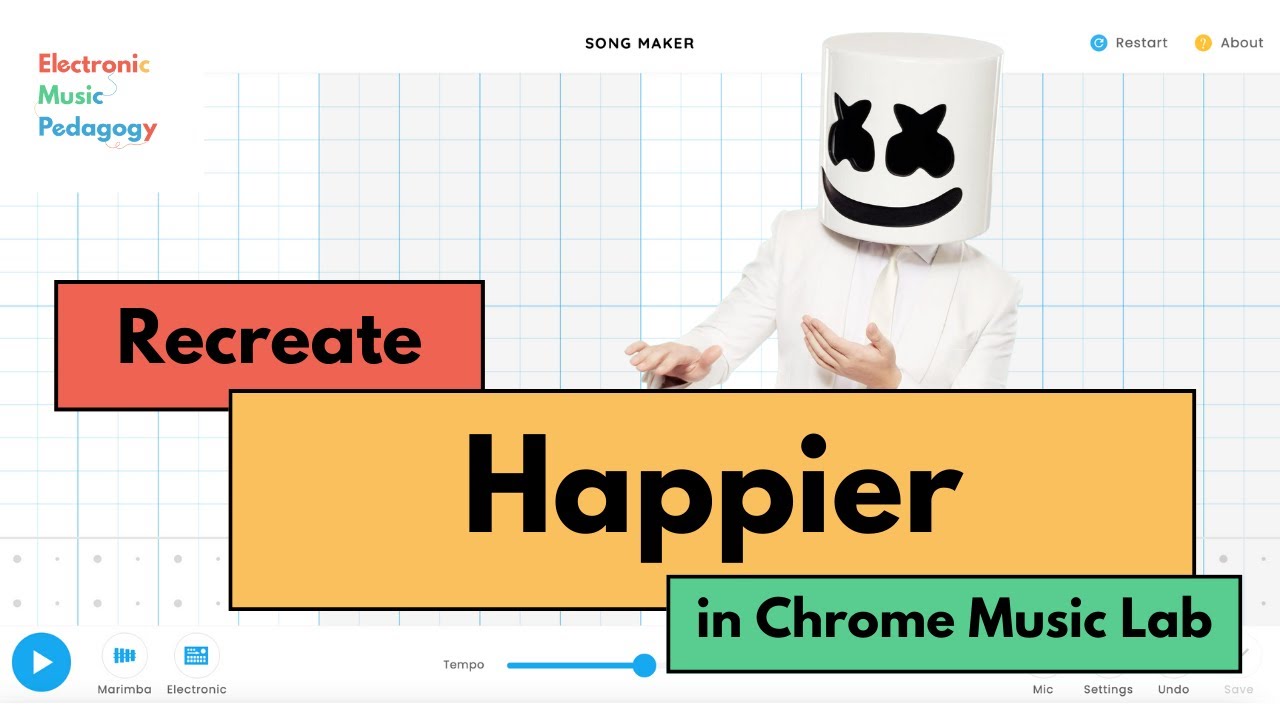 Learn how to recreate Happier by Marshmello in Chrome Music Lab Song Maker YouTube