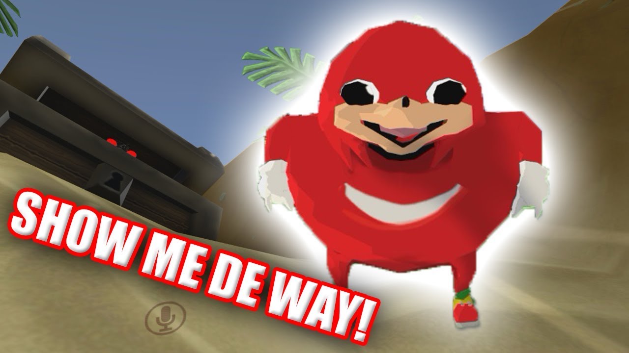 Ugandan Knuckles Do You Know The Way? VR CHAT YouTube