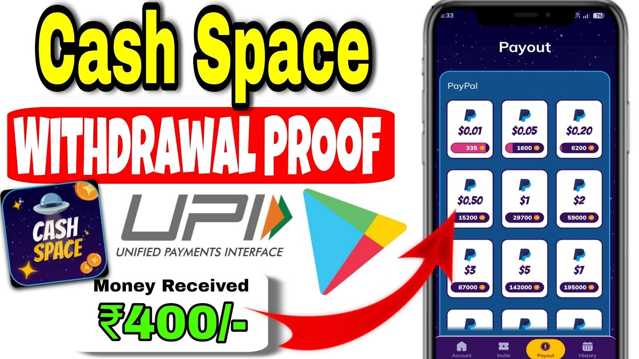 Cashspace Cash Space App Withdrawal Proof 🔥🤑 Cash Space App Real Or Fake 💯🤯 New ...