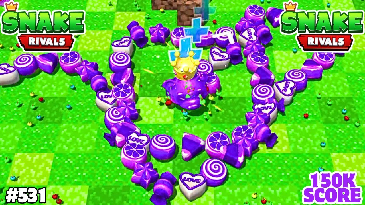 Snake Rivals | UNLOCKED CANDY Snake || 150k Score | The BeastGaming840 ...