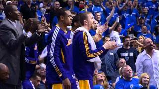 Take a look at the best moments both on and off court during dallas'
4-game sweep of la lakers. visit http://www.nba.com/video for more
highlights.