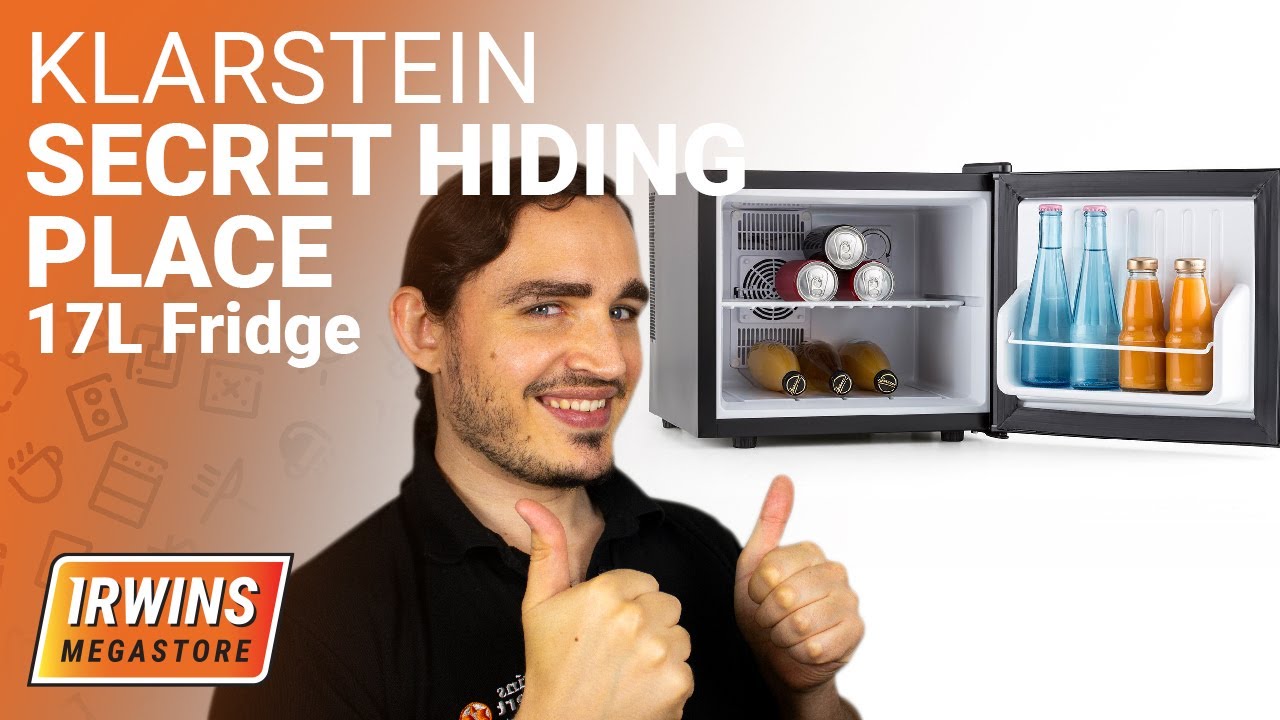 The smallest minifridge I've ever seen Klarstein Secret Hiding Place  Minibar Mini fridge ME10028011 