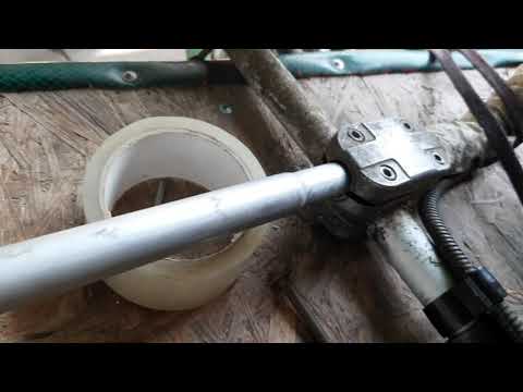 Ремонт ручки бензокосы /Repair of the handle of a petrol cutter