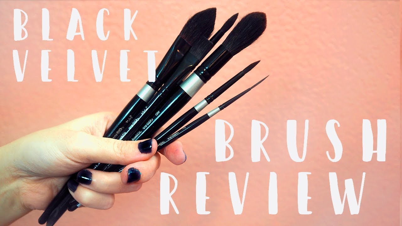 Black Velvet Watercolor Brush Review 