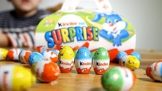 Kinder Easter Edition Mini Eggs and 6 other Kinder Surprise Eggs Openingโโโ