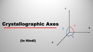 Crystallographic Axes | In Hindi | Crystal Structure | Solid State Physics