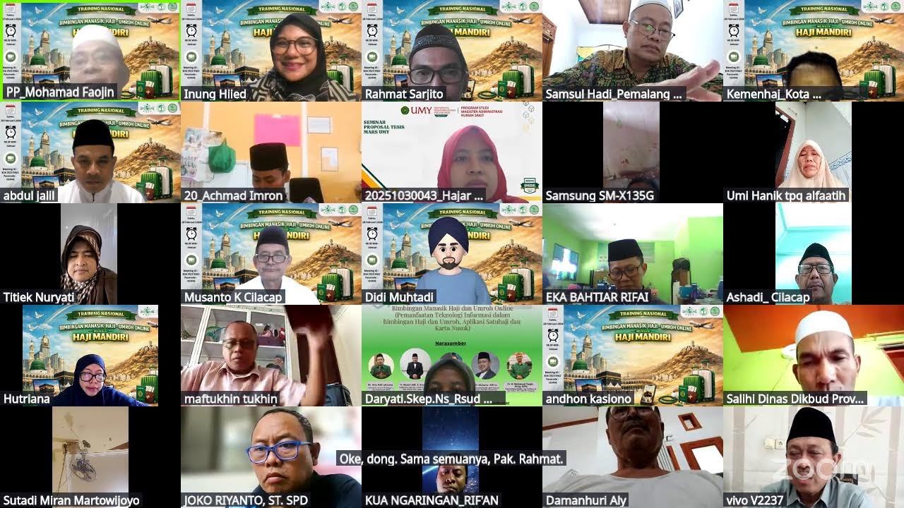 Manasik Nasional Haji dan Umroh Online