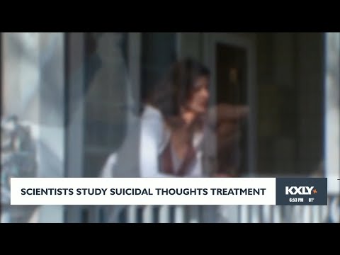 Scientists study suicidal thoughts treatment