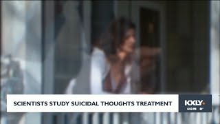 Scientists study suicidal thoughts treatment