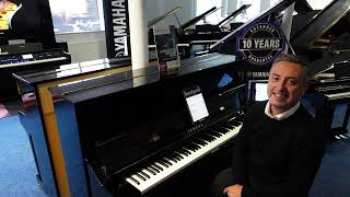 Yamaha U1TA3 Transacoustic Upright Piano Demonstration & Review By Rimmers Music 'The Piano People'