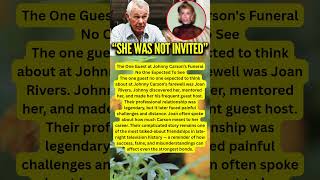The One Guest at Johnny Carson's Funeral No One Expected To See