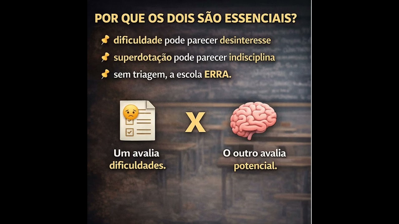Se uma criança/adolescente vai mal na escola, isso não significa necessariamente baixa inteligência