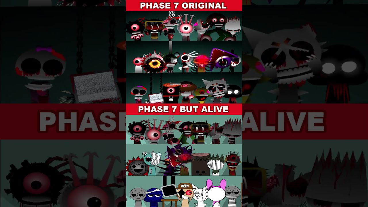Phase 7 Original VS But Alive Incredibox Sprunki Mix Version Incrediboxsprunki