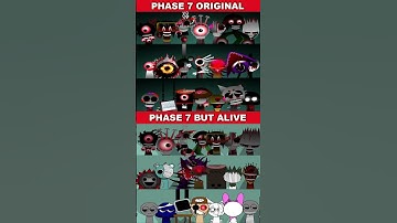 Phase 7 Original VS Phase 7 But Alive Incredibox Sprunki *Mix Version* #sprunki #incrediboxsprunki