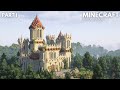 Minecraft How To Build A Medieval Castle Minecraft Tutorial Part 1 