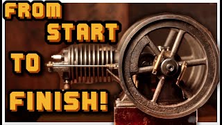 Making a 100 YEAR OLD  GAS Engine Design From SCRATCH!